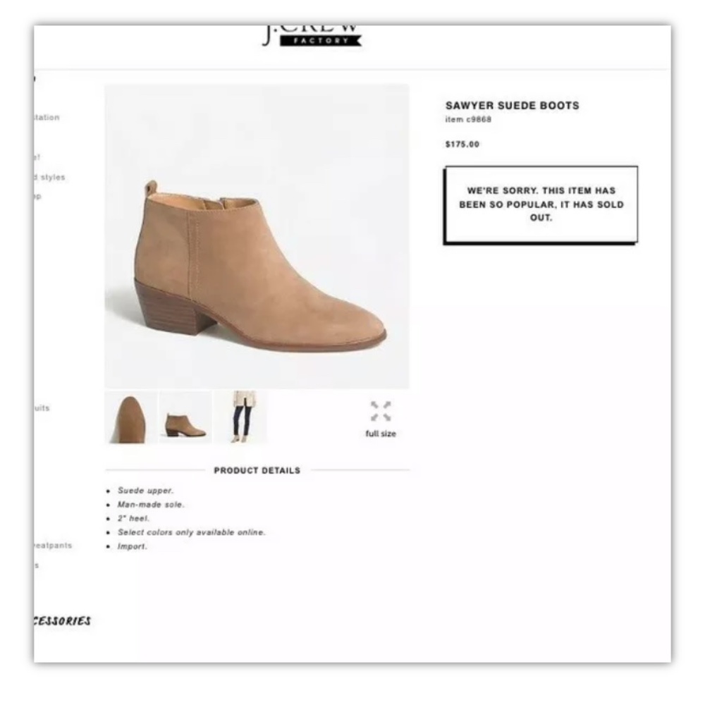 J Crew Suede Sawyer Boots in Camel NWT sz 7.5 - Picture 7 of 7